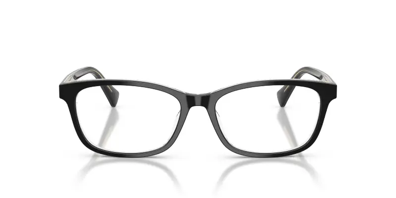 Donna Ralph Lauren RA7194U 6297 Montature da vista Acetato Nero Trasparente Squadrata Normale miniatura 3