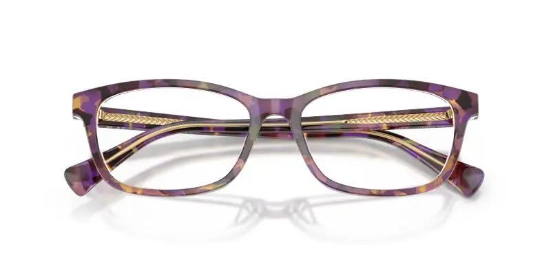 Donna Ralph Lauren RA7194U 6303 Montature da vista Acetato Tartaruga Trasparente Squadrata Normale miniatura 2