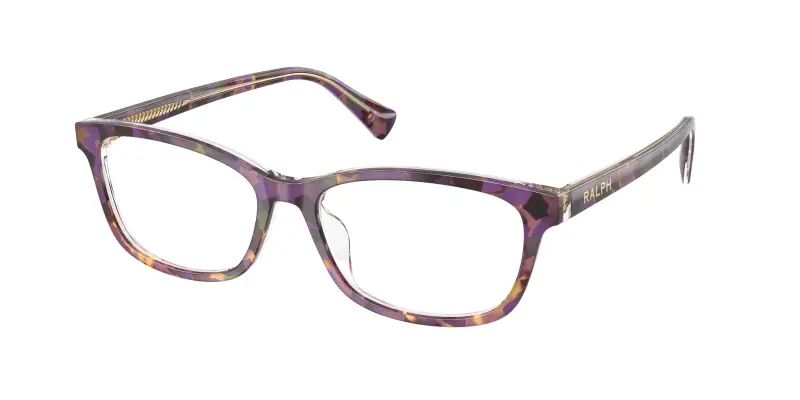 Donna Ralph Lauren RA7194U 6303 Montature da vista Acetato Tartaruga Trasparente Squadrata Normale