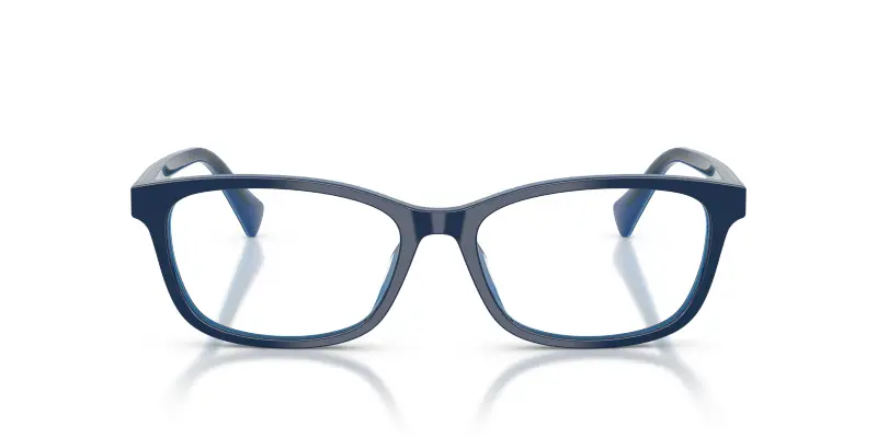 Donna Ralph Lauren RA7194U 6348 Montature da vista Acetato Blu Trasparente Squadrata Normale miniatura 3