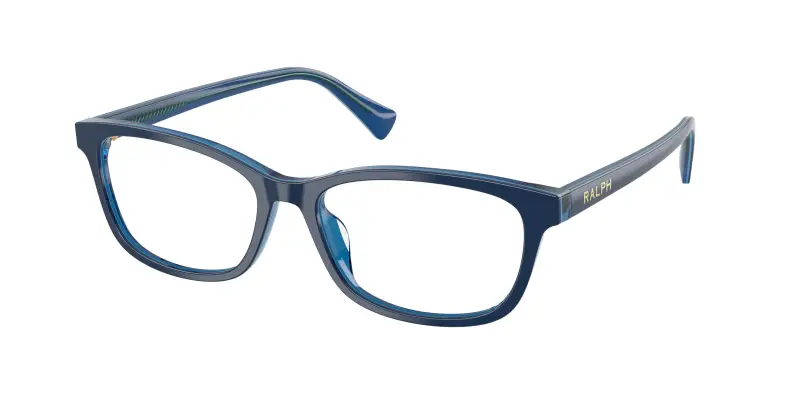 Donna Ralph Lauren RA7194U 6348 Montature da vista Acetato Blu Trasparente Squadrata Normale