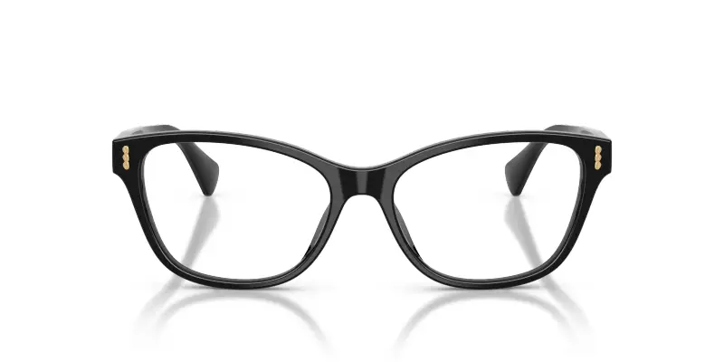 Donna Ralph Lauren RA7195U 5001 Montature da vista Acetato Nero Trasparente Squadrata Normale miniatura 3