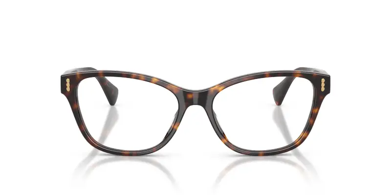 Donna Ralph Lauren RA7195U 5003 Montature da vista Acetato Marrone Trasparente Squadrata Normale miniatura 3