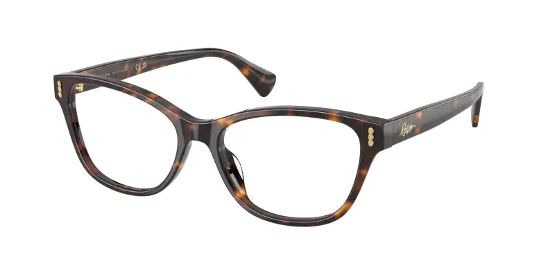 Donna Ralph Lauren RA7195U 5003 Montature da vista Acetato Marrone Trasparente Squadrata Normale