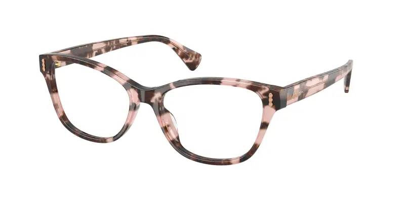 Donna Ralph Lauren RA7195U 6058 Montature da vista Acetato Tartaruga Trasparente Squadrata Normale