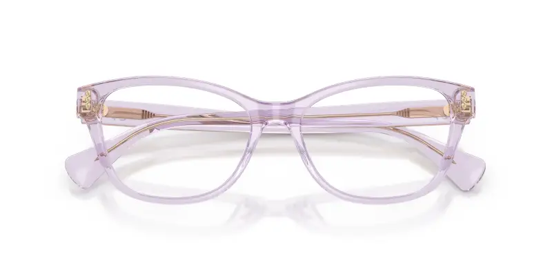 Donna Ralph Lauren RA7195U 6370 Montature da vista Acetato Rosa Trasparente Squadrata Normale miniatura 2