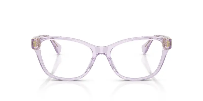 Donna Ralph Lauren RA7195U 6370 Montature da vista Acetato Rosa Trasparente Squadrata Normale miniatura 3