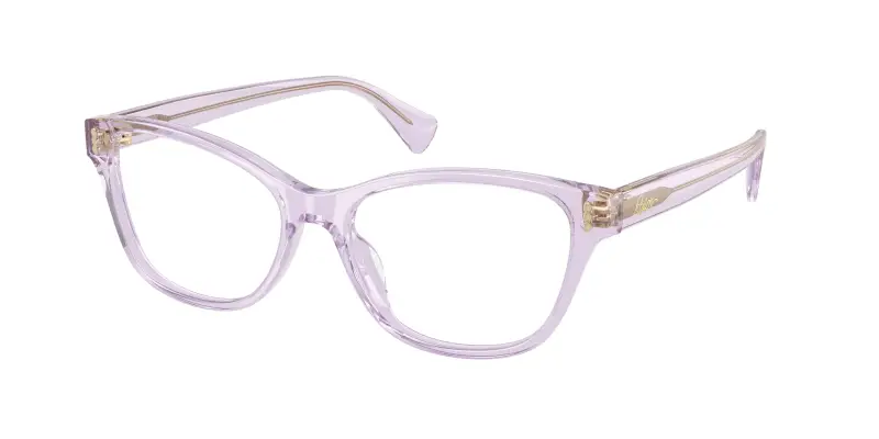 Donna Ralph Lauren RA7195U 6370 Montature da vista Acetato Rosa Trasparente Squadrata Normale