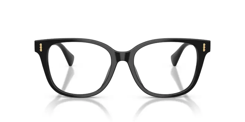Donna Ralph Lauren RA7196U 5001 Montature da vista Acetato Nero Trasparente Squadrata Normale miniatura 3