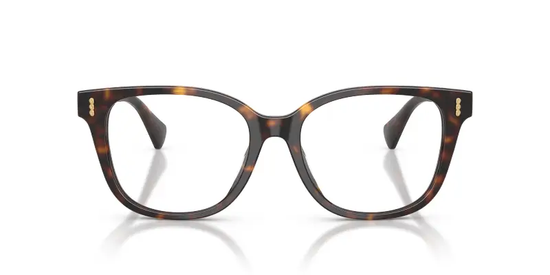 Donna Ralph Lauren RA7196U 5003 Montature da vista Acetato Marrone Trasparente Squadrata Normale miniatura 3
