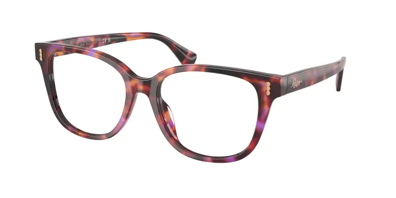 Donna Ralph Lauren RA7196U 6239 Montature da vista Acetato Viola Trasparente Squadrata Normale