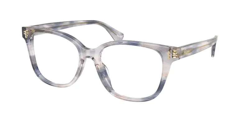 Donna Ralph Lauren RA7196U 6343 Montature da vista Acetato Tartaruga Trasparente Squadrata Normale