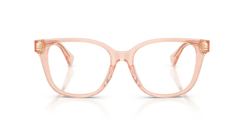 Donna Ralph Lauren RA7196U 6344 Montature da vista Acetato Rosa Trasparente Squadrata Normale miniatura 3