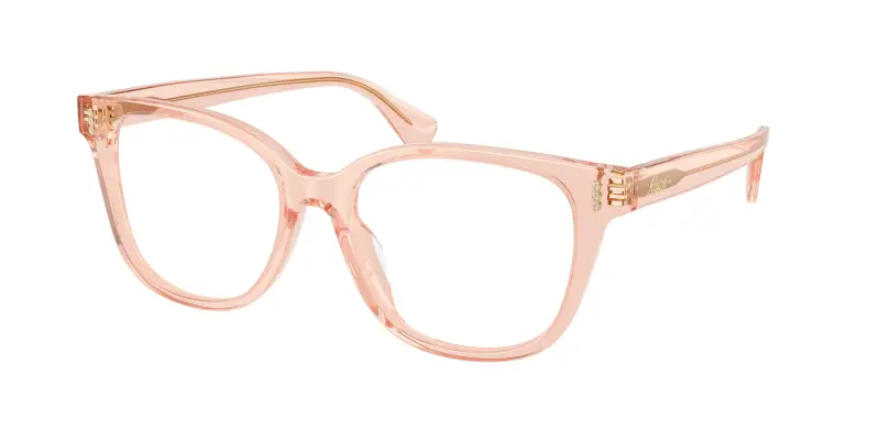 Donna Ralph Lauren RA7196U 6344 Montature da vista Acetato Rosa Trasparente Squadrata Normale