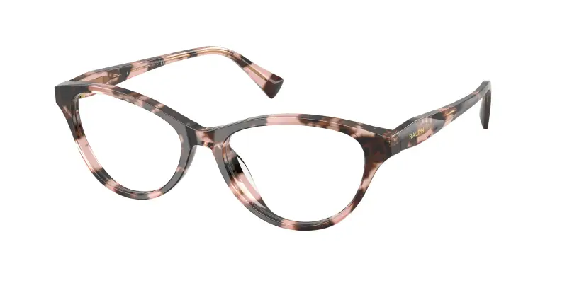 Donna Ralph Lauren RA7197U 6058 Montature da vista Acetato Tartaruga Trasparente Cat Eye Normale
