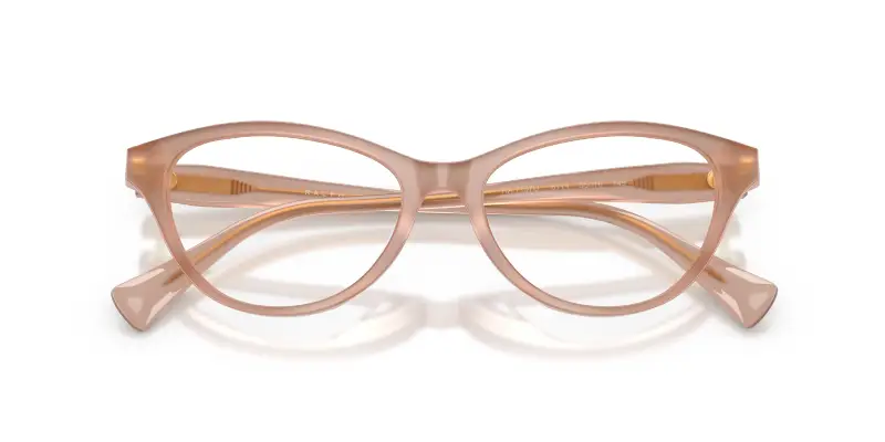 Donna Ralph Lauren RA7197U 6114 Montature da vista Acetato Marrone Trasparente Cat Eye Normale miniatura 2