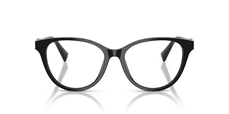 Donna Ralph Lauren RA7198U 5001 Montature da vista Acetato Nero Trasparente Farfalla Normale miniatura 3