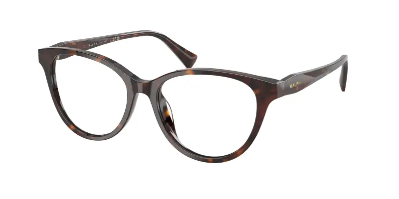 Donna Ralph Lauren RA7198U 5003 Montature da vista Acetato Marrone Trasparente Farfalla Normale