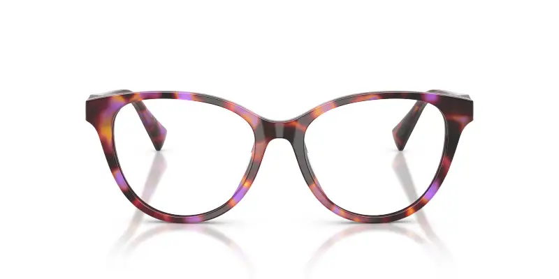 Donna Ralph Lauren RA7198U 6239 Montature da vista Acetato Viola Trasparente Farfalla Normale miniatura 3