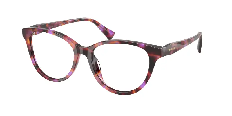 Donna Ralph Lauren RA7198U 6239 Montature da vista Acetato Viola Trasparente Farfalla Normale