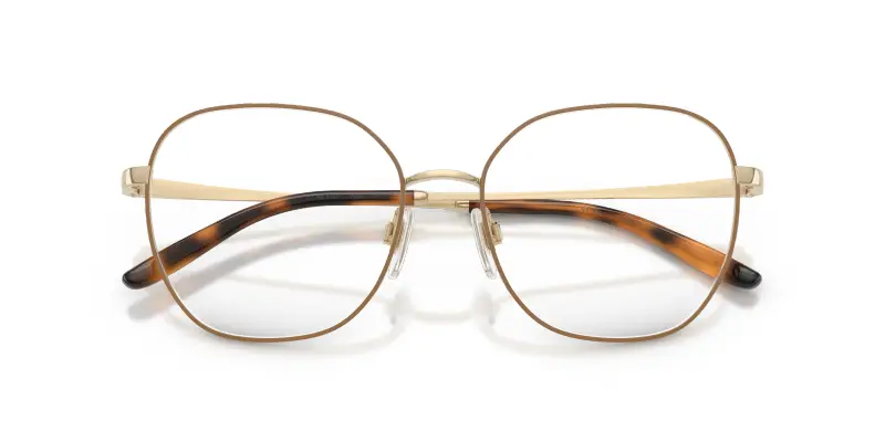 Donna Ralph Lauren RL5120 9453 Montature da vista Metallo Beige Trasparente Geometrica Normale miniatura 2