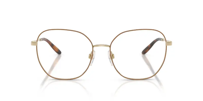 Donna Ralph Lauren RL5120 9453 Montature da vista Metallo Beige Trasparente Geometrica Normale miniatura 3