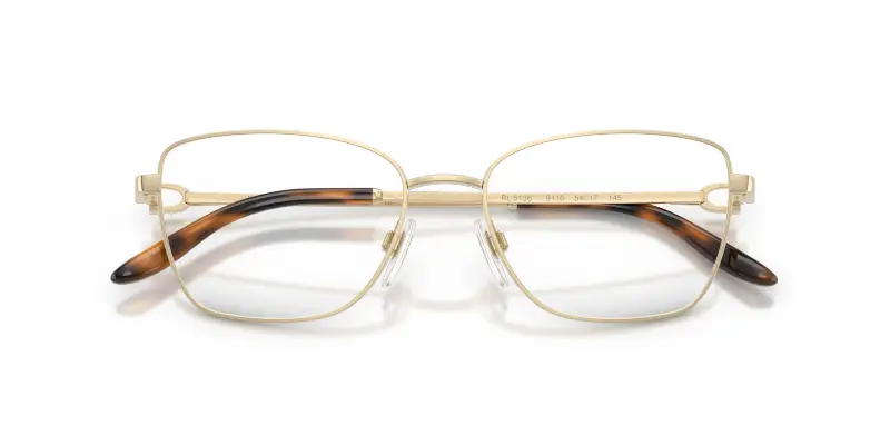 Donna Ralph Lauren RL5136 9116 Montature da vista Metallo Oro Trasparente Pillow Normale miniatura 2