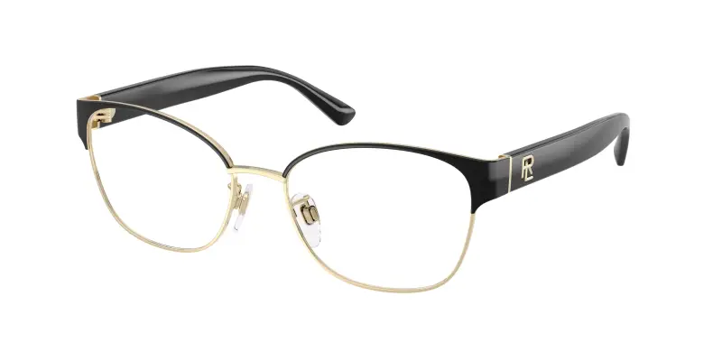 Donna Ralph Lauren RL5137 9452 Montature da vista Metallo Nero Trasparente Pillow Normale