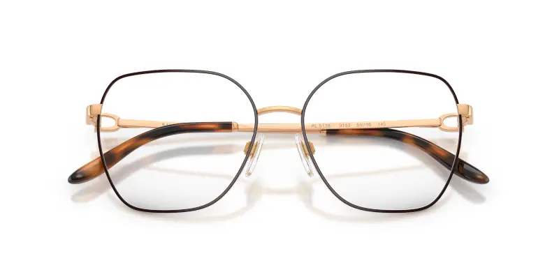 Donna Ralph Lauren RL5138 9153 Montature da vista Metallo Marrone Trasparente Squadrata Normale miniatura 2