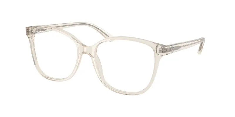 Donna Ralph Lauren RL6222 6359 Montature da vista Acetato Marrone Trasparente Cat Eye Normale