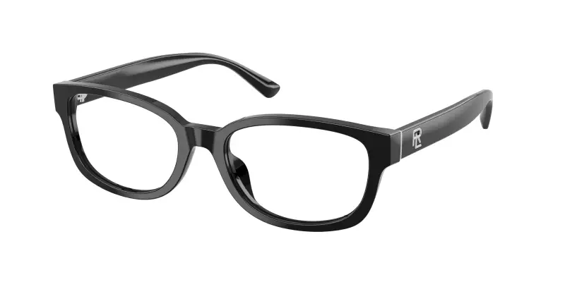 Donna Ralph Lauren RL6261U 5001 Montature da vista Acetato Nero Trasparente Farfalla Normale