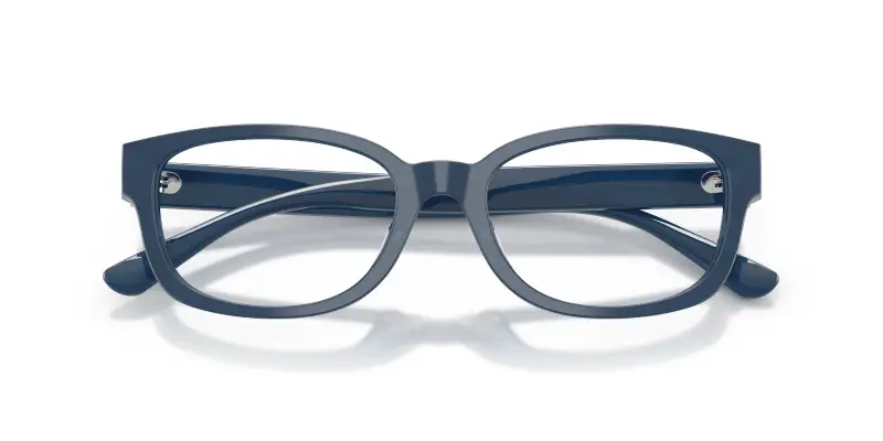 Donna Ralph Lauren RL6261U 5377 Montature da vista Acetato Blu Trasparente Farfalla Normale miniatura 2