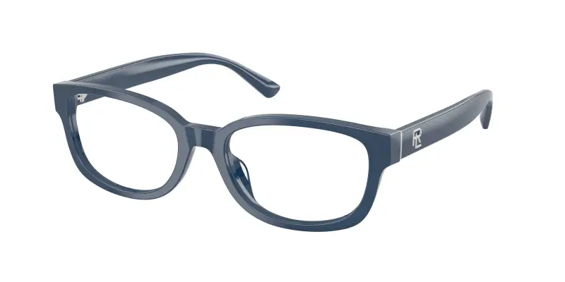Donna Ralph Lauren RL6261U 5377 Montature da vista Acetato Blu Trasparente Farfalla Normale
