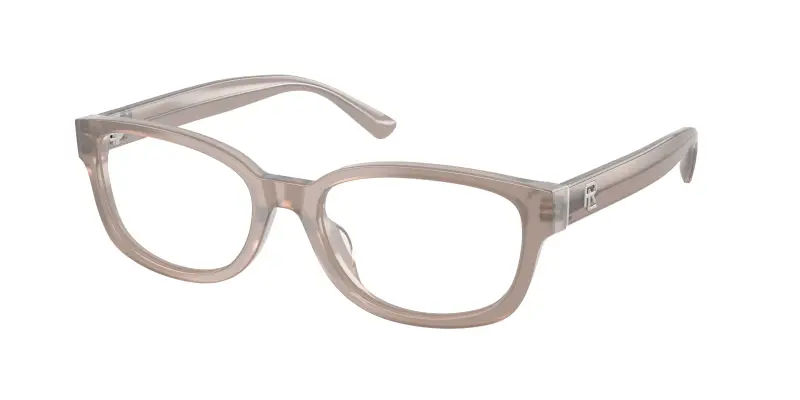 Donna Ralph Lauren RL6261U 6349 Montature da vista Acetato Marrone Trasparente Farfalla Normale