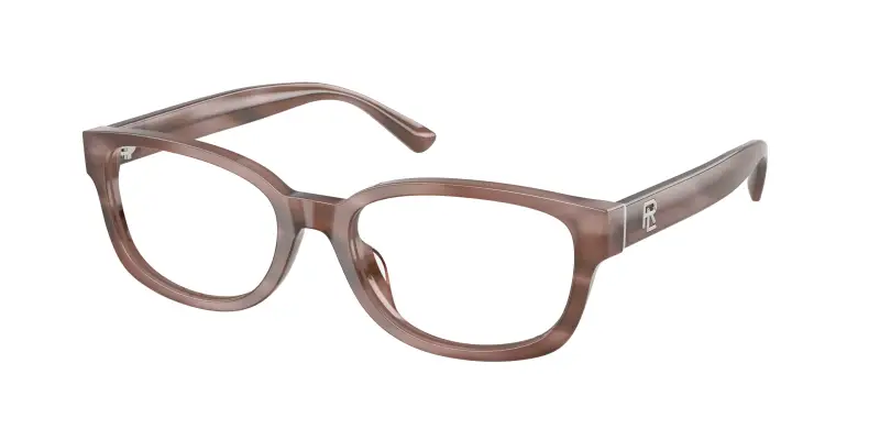 Donna Ralph Lauren RL6261U 6350 Montature da vista Acetato Rosa Trasparente Farfalla Normale