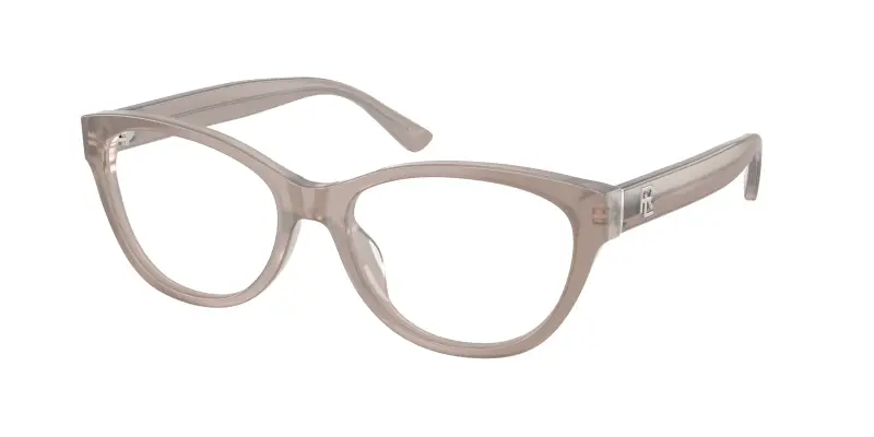 Donna Ralph Lauren RL6262U 6349 Montature da vista Acetato Marrone Trasparente Farfalla Normale