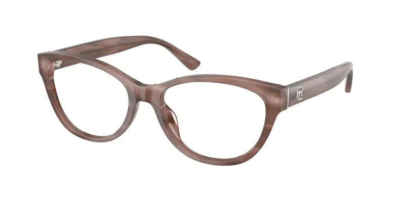 Donna Ralph Lauren RL6262U 6350 Montature da vista Acetato Rosa Trasparente Farfalla Normale
