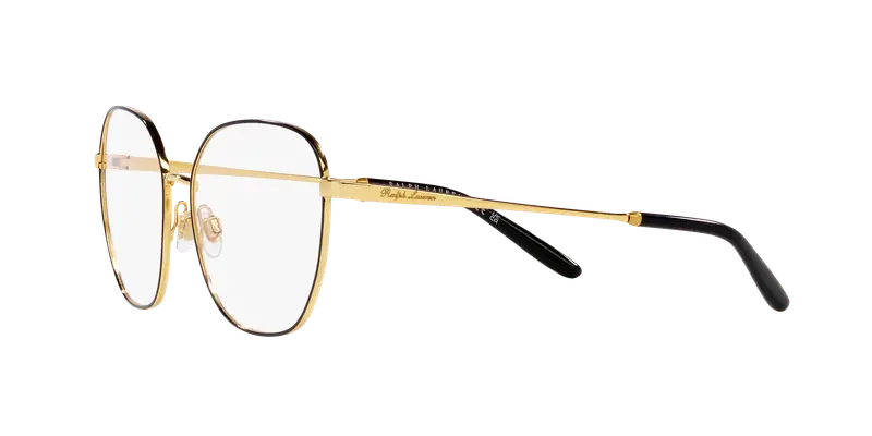 Ralph Lauren Donna RL5120 9358 Montature da vista Metallo Nero Trasparente Geometrica Normale miniatura 3