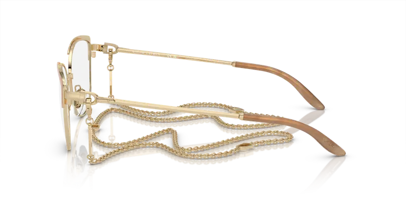 Ralph Lauren Donna RL5123 9150 Montature da vista Metallo Oro Trasparente Cat Eye Normale miniatura 3