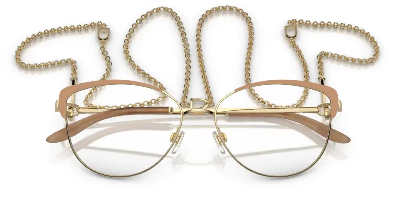 Donna RL5123 9150 Montature da vista Metallo Oro Trasparente Cat Eye Normale miniatura 2