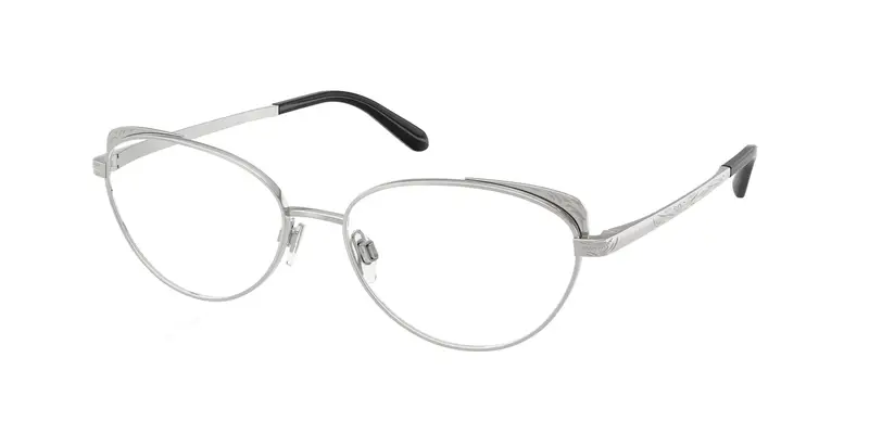 Ralph Lauren Donna RL5131  9001 Montature da vista Acciaio Argento Trasparente Cat Eye Normale