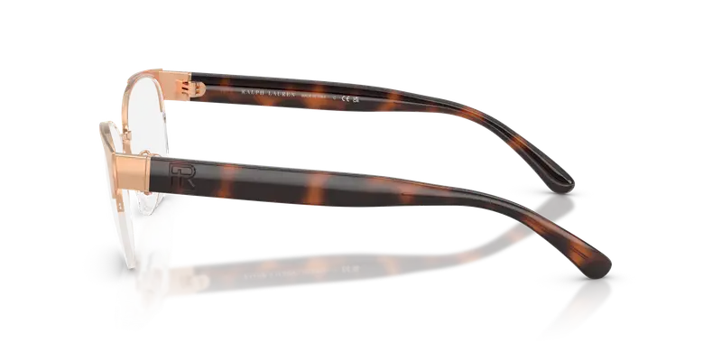 Ralph Lauren Donna RL5132 9329 Montature da vista Acciaio Oro Trasparente Cat Eye Normale miniatura 3