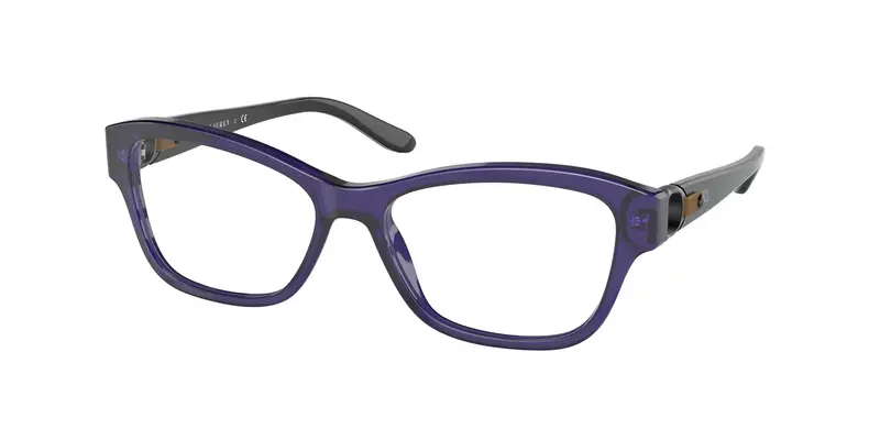 Ralph Lauren Donna RL6210Q 5922 Montature da vista Acetato Viola Trasparente Farfalla Normale