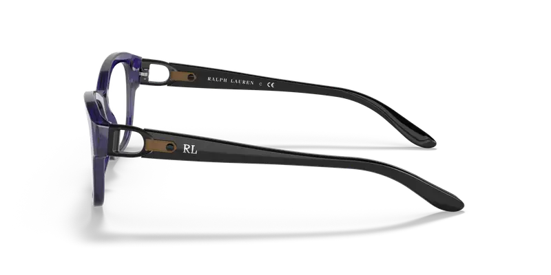 Ralph Lauren Donna RL6210Q 5922 Montature da vista Acetato Viola Trasparente Farfalla Normale miniatura 3