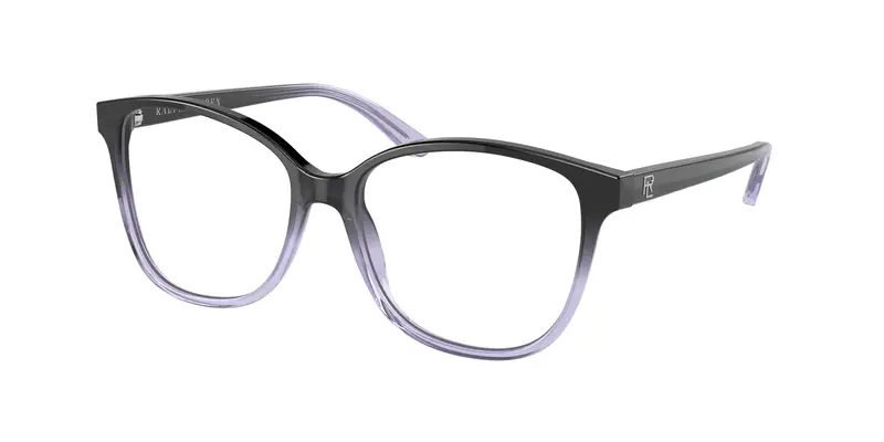 Ralph Lauren Donna RL6222 6021 Montature da vista Acetato Nero Trasparente Cat Eye Normale