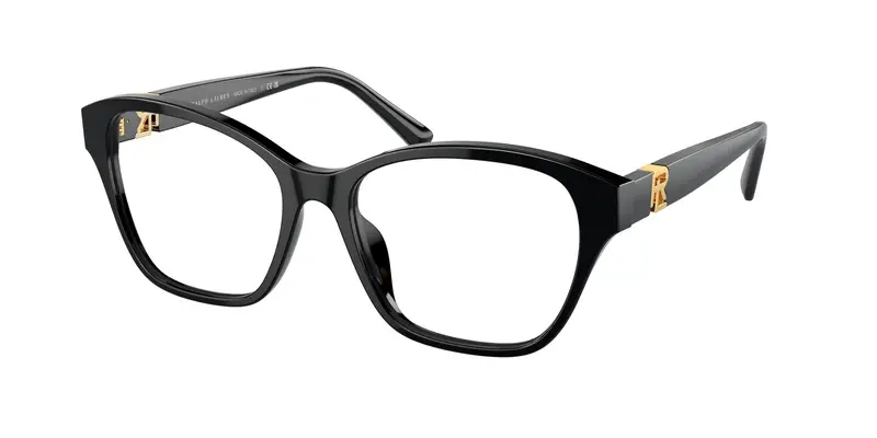 Donna RL6236U 5001 Montature da vista Acetato Nero Trasparente Squadrata Normale