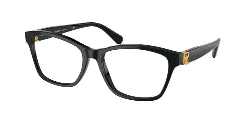 Donna RL6243 5001 Montature da vista Acetato Nero Trasparente Cat Eye Normale