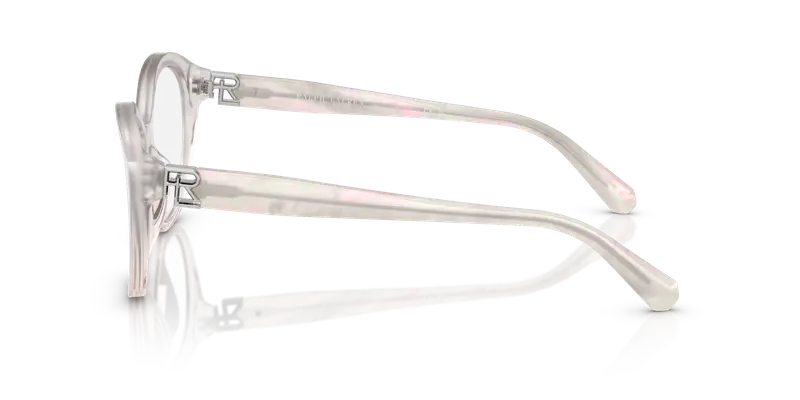 Ralph Lauren Donna RL6246U 6112 Montature da vista Acetato Grigio Trasparente Farfalla Normale miniatura 3