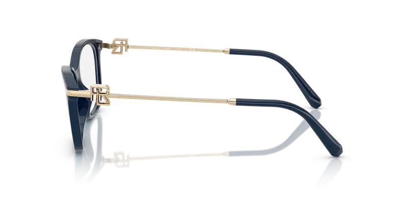 Ralph Lauren Donna RL6247U 6215 Montature da vista Iniettato Blu Trasparente Farfalla Normale miniatura 3