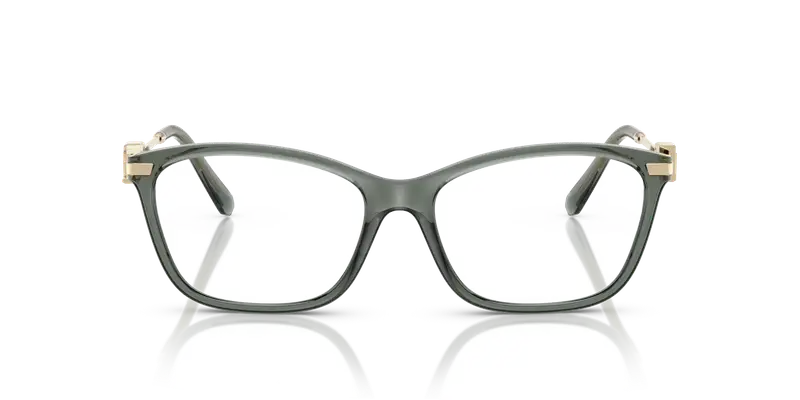 Ralph Lauren Donna RL6247U 6216 Montature da vista Iniettato Verde Trasparente Farfalla Normale miniatura 2